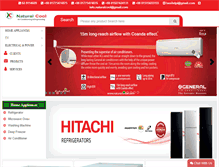 Tablet Screenshot of naturalcoolair.com